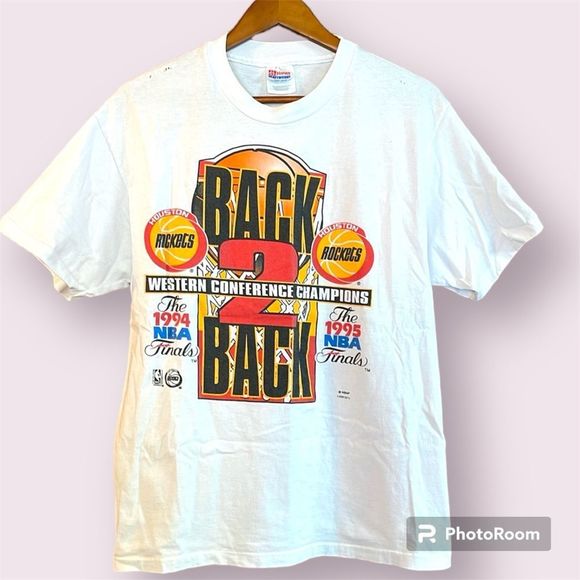 Houston Rockets Other - HOUSTON ROCKETS Vintage 1995 Back 2 Back Champions NBA Graphic Tee